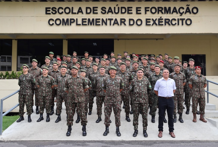 Comando da Logística (CMD LOG). Visita do Vice Chefe do Estado